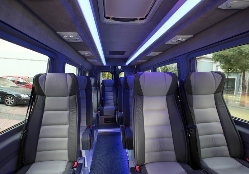 Millcreek 18 Passenger Van/Minibus Interior