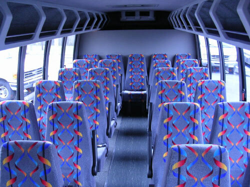 Ogden 24 Passenger Mini Bus Interior