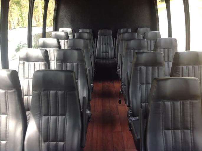 Lehi 30 Passenger Shuttle Bus Interior