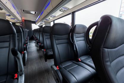 Taylorsville 45 Passenger Mini Coach Interior