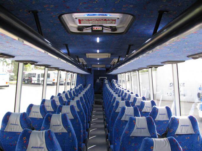 Orem 56 Passenger Charter Bus Interior
