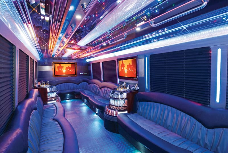 Salt Lake City 20 Passenger Party Bus Interior