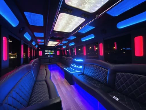 Millcreek 35 Passenger Party Bus Interior